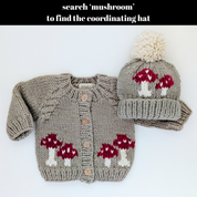 Mushroom Pebble Cardigan