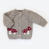 Mushroom Pebble Cardigan