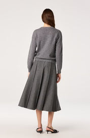 Bowie Heather V-Neck Sweater