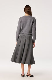 Bowie Heather V-Neck Sweater