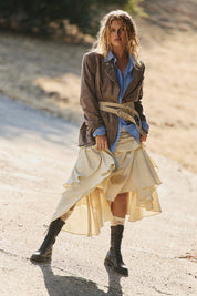 Autumn Promenade Maxi Skirt