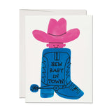 Baby Boot Greeting Card