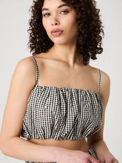 Gingham Crop Tank