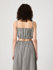 Gingham Crop Tank
