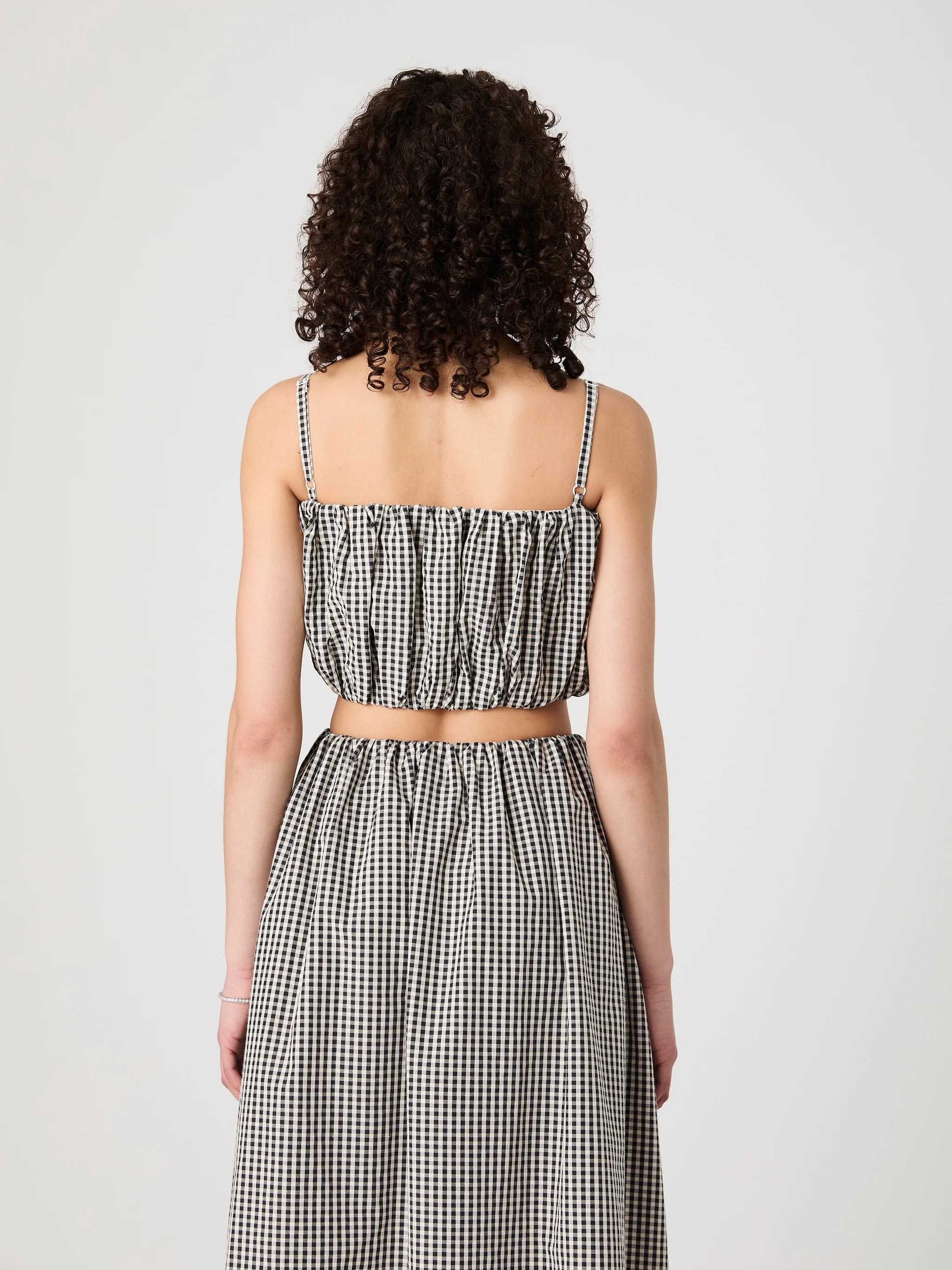 Gingham Crop Tank