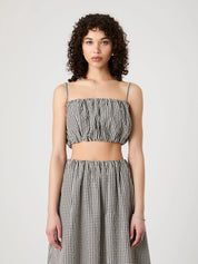 Gingham Crop Tank