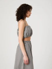 Gingham Crop Tank