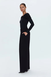 Eden Pleated Ponte Trouser