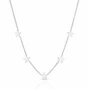 5 Star Necklace - Silver