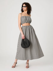 Gingham Crop Tank