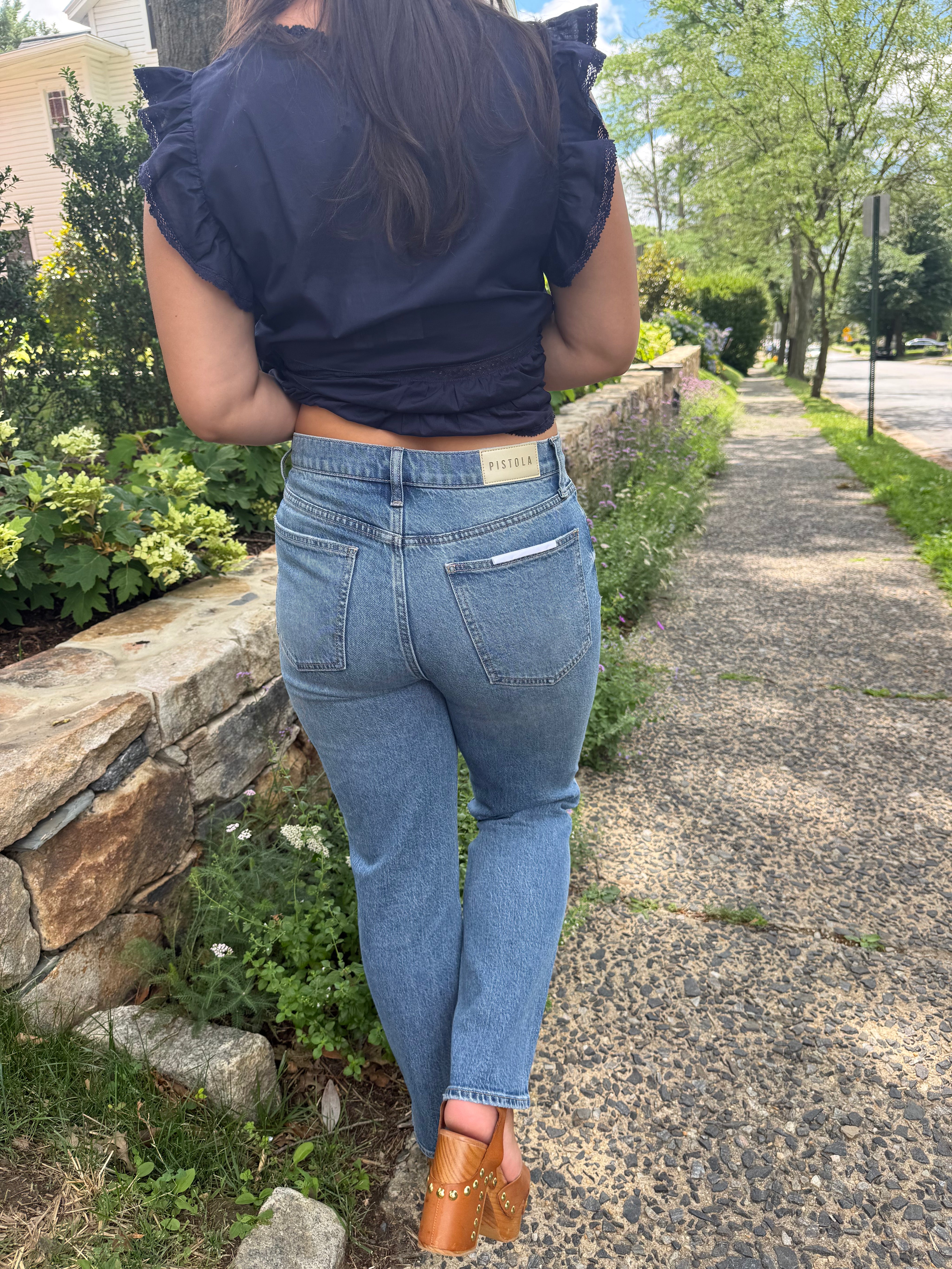 Bri High Rise Slim Straight