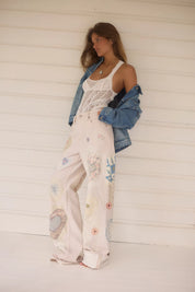 Printed Straight Leg