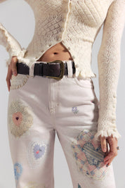 Printed Straight Leg