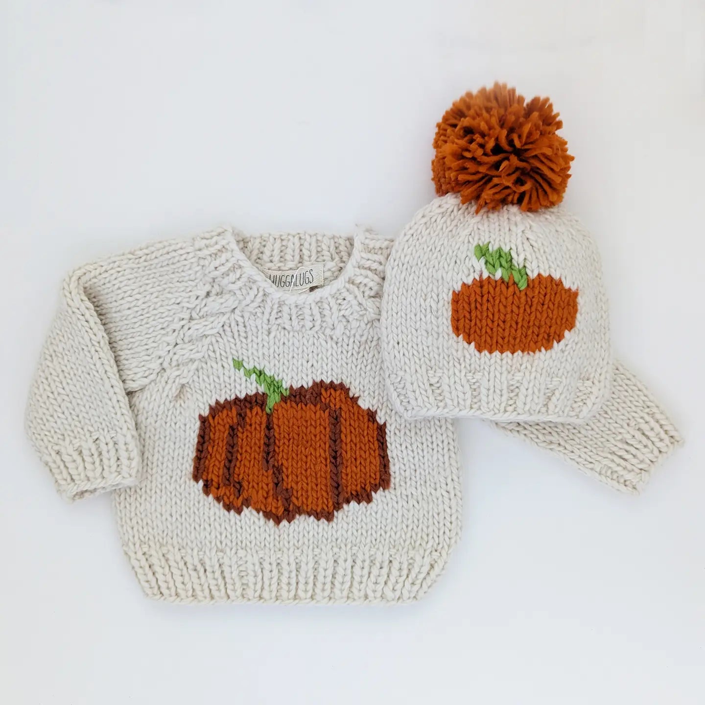 Littles Pumpkin Crew Neck Sweater