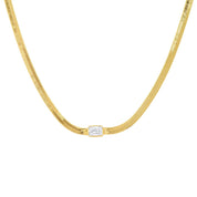 Snake chain with stone