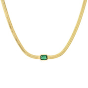 Snake chain with stone