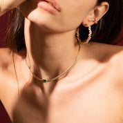 Snake chain with stone
