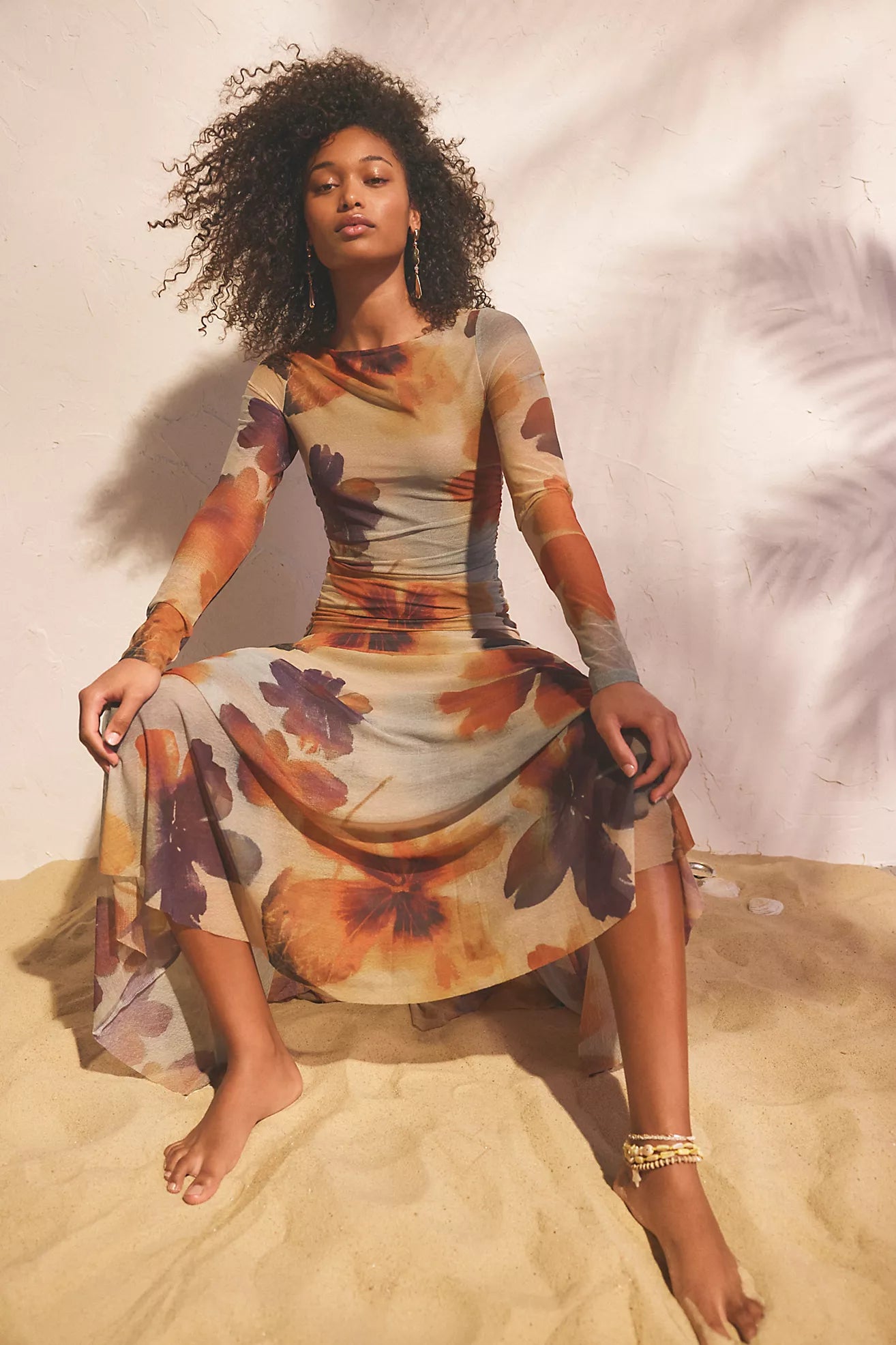 Sunnei Mesh Maxi Dress
