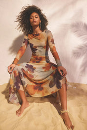 Sunnei Mesh Maxi Dress