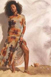 Sunnei Mesh Maxi Dress