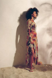 Sunnei Mesh Maxi Dress