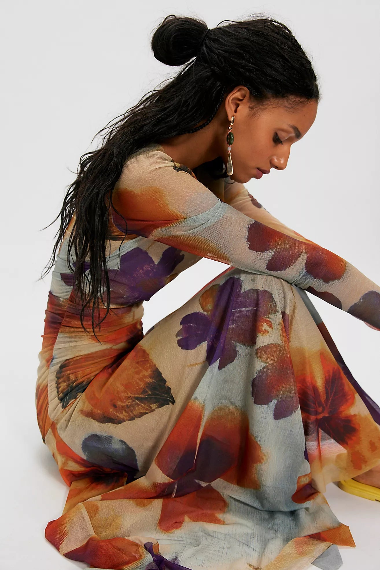Sunnei Mesh Maxi Dress