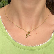 Tiny Frenchie Lover Necklace