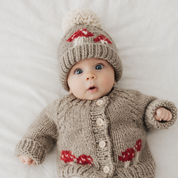 Mushroom Pebble Cardigan