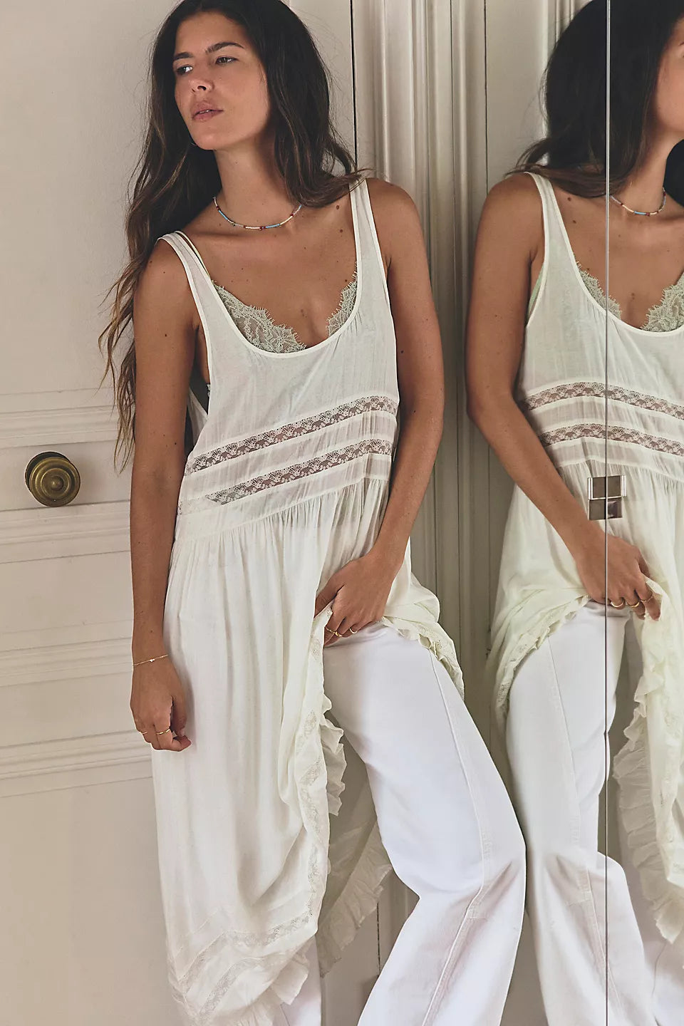 Voile and Lace Midi